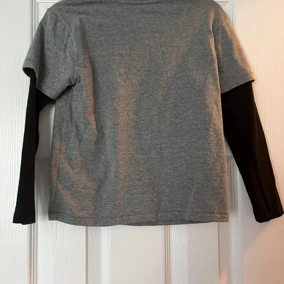 Cat & Jack 4 5 XS Halloween More Candy Shirt Long Sleeve Gray Orange - Picture 3 of 3